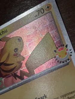 Pikachu 2026 Pokemon Day Stamp - 051/162 - Temporal Forces Promo Cosmos Holo NM - Image 5