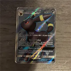 Pokemon Umbreon GX Full Art Ultra Rare Holo Card 142/149 SM Base Set 200 HP - Image 1