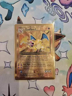 Pokemon Celebrations Charizard Gold Metal Card #4/102 Promo 25th Anniversary - Image 2