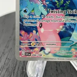 Wiglett 206/198 SV01: Scarlet & Violet Base Set Holo Pokemon Card - Image 3