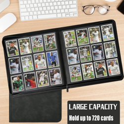 12 Pocket Card Binder,720 Pocket Trading Card Binder，Side Loading Collectible Ca - Image 5