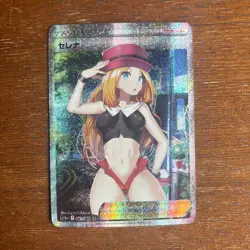 SERENA Trainer Pokemon Anime Waifu Card Girl Foil Doujin Holo ACG - Image 1