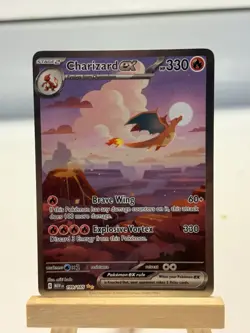 Pokemon TCG Charizard EX 151 Ultra Rare Card Scarlet & Violet Series - Image 1