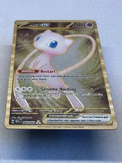 Pokemon MEW Metal Card 205/165 S&V 151 UPC Promo - Image 2
