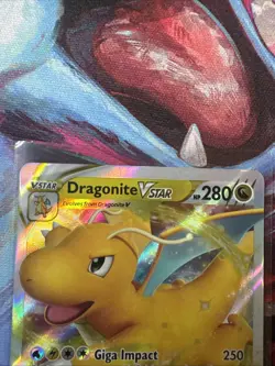 Pokemon TCG Dragonite VSTAR Holo Ultra Rare Card 050/078 Pokemon Go - Image 2