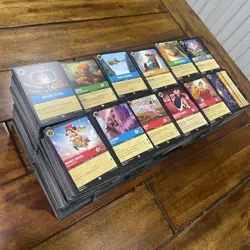 Disney Lorcana Bulk Lot 6000 Cards, C/U, Various Sets Never Played - Image 4