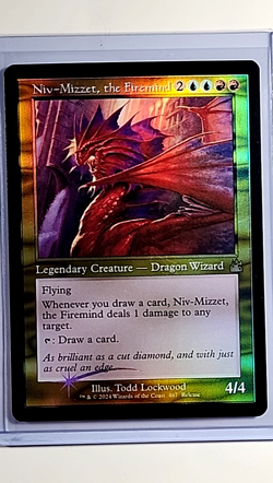 MTG Magic the Gathering Launch Party LARP Promo Foil Niv-Mizzet the Firemind - Image 1