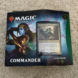 MTG Factory Sealed Kaldheim Commander Deck ELVEN EMPIRE Magic the Gathering - Image 1
