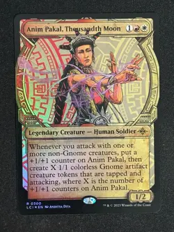1x MTG Anim Pakal, Thousandth Moon (Showcase, Foil) - (LCI) #300 - Magic - Image 1