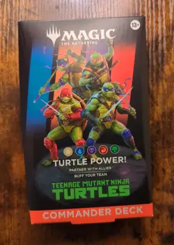 MTG Teenage Mutant Ninja Turtles Turtle Power Commander Deck Factory Sealed - Image 1