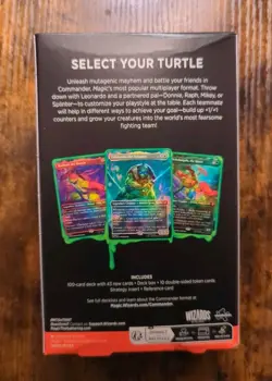 MTG Teenage Mutant Ninja Turtles Turtle Power Commander Deck Factory Sealed - Image 2