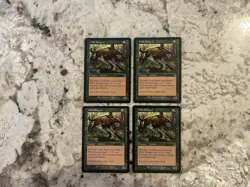 Wild Mongrel Odyssey x4 - Magic the Gathering Wild Mongrel Odyssey Played - Image 1