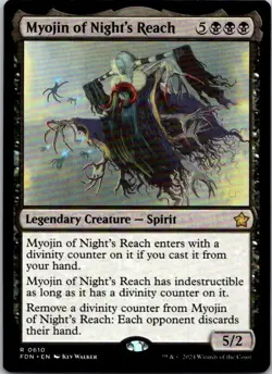 Magic the Gathering Myojin of Night's Reach Foundations MTG Free Shipping! - Image 1