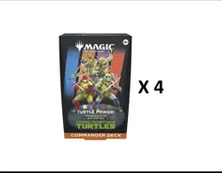 MTG Teenage Mutant Ninja Turtles Commander 4-Deck CASE! - Image 1