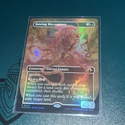 Sowing Mycospawn (Borderless) Modern Horizons 3 Foil Magic the Gathering MtG - Image 1