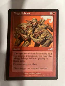 Mogg Salvage - Nemesis - Magic the Gathering MTG Nice! - Image 1
