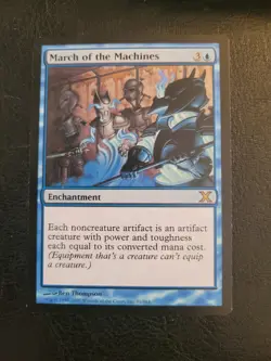 March of the Machines Core Set 10th Tenth Edition Rare MTG Magic Blue LP - Image 1
