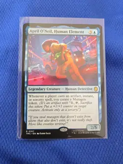April O’Neil, Human Element – MTG TMNT Rare TMC #0107 - Image 1