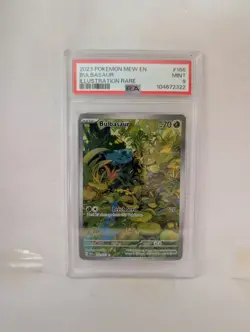 2023 Pokemon SV 151 Mew en Bulbasaur #166/165 PSA 9 - Image 1