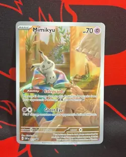 Mimikyu 75 Scarlet and Violet Promo Pokemon TCG Raw NM - Image 1