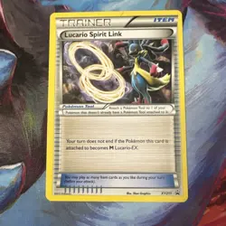 Lucario Spirit Link XY211 Promo XY Black Star Promos Pokemon LP - Image 1