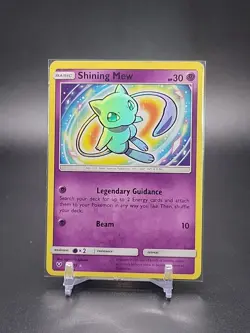 Shining Mew Pokemon 40/73 Shining Legends Holo MP/HP - Image 1