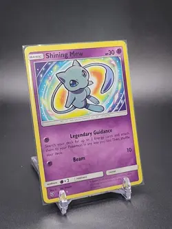 Shining Mew Pokemon 40/73 Shining Legends Holo MP/HP - Image 3