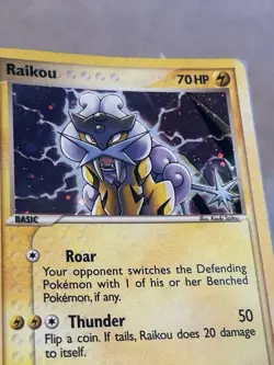 Pokemon HOLO Entei Suicune Raikou 1/17 3/17 4/17 POP SERIES 2 LP - Image 4