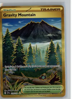 GRAVITY MOUNTAIN 250/191 HYPER RARE SURGING SPARKS POKEMON NM - Image 1