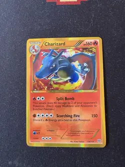 Pokemon 2012 Charizard 136/135 Plasma Storm Holo LP - Image 1