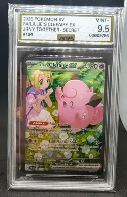 Pokemon TCG Pokemon Lillie's Clefairy Ex Holo - Image 1