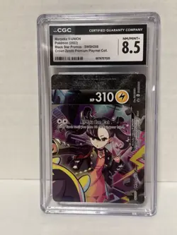 Pokemon SWSH Black Star Promo 288 Morpeko V-Union Marnie CGC 8.5 - Image 1