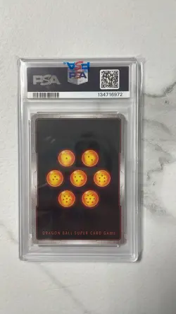 2025 DRAGON BALL SUPER CARD GAME FUSION WORLD JPN WISH FOR SHENRON BULMA PSA 10 - Image 2