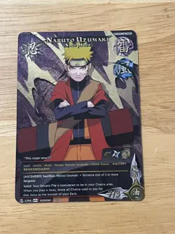 Naruto CCG Card #1395 Set 24: Naruto Uzumaki (Sage Mode) - First Ed Super Rare - Image 1