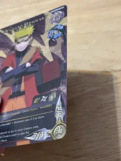 Naruto CCG Card #1395 Set 24: Naruto Uzumaki (Sage Mode) - First Ed Super Rare - Image 4