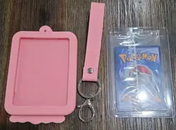 Alcremie Pokemon Tcg Silicone Card Display Keychain & S. Chinese Full Art Card - Image 2