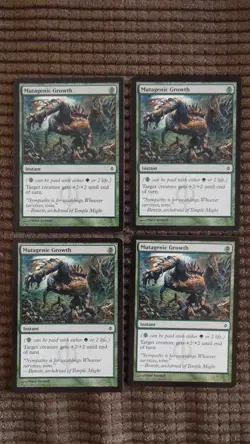 Magic: the Gathering / MtG Mutagenic Growth x4 New Phyrexia - Image 1