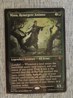 Nissa, Resurgent Animist (Foil Etched) March of the Machine: The Aftermath Foil - Image 1