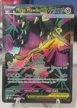 Pokemon TCG Mega Mawile EX Ultra Rare Card 162/132 Me01: Mega Evolution - Image 1