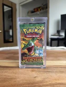 Pokemon Black & White Dragons Exalted Booster Pack Factory Sealed Raquaza Art - Image 1
