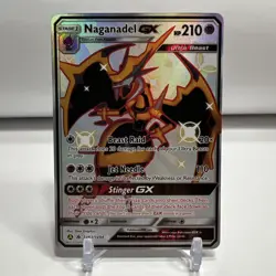 2019 Pokemon TCG Hidden Fates Shiny Vault Naganadel GX SV63/SV94 NM One Owner - Image 1