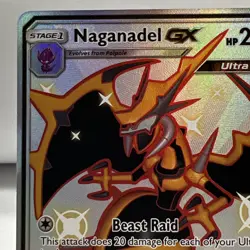 2019 Pokemon TCG Hidden Fates Shiny Vault Naganadel GX SV63/SV94 NM One Owner - Image 2
