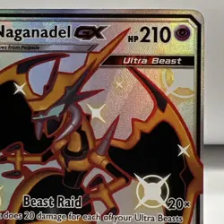 2019 Pokemon TCG Hidden Fates Shiny Vault Naganadel GX SV63/SV94 NM One Owner - Image 3