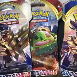 Pokemon TCG Sword & Shield Base Sleeved Booster Packs X4 - Image 3