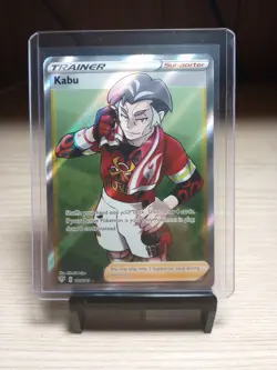 Pokemon TCG SWSH03: Darkness Ablaze Kabu (Full Art) #186/189 Ultra Rare NM - Image 1