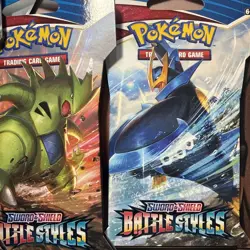 Pokemon TCG Sword & Shield Battle Styles Set (4 Sleeved Booster Pack Art Set) - Image 2