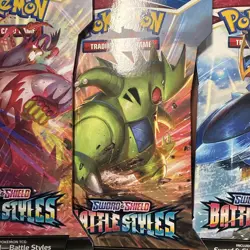 Pokemon TCG Sword & Shield Battle Styles Set (4 Sleeved Booster Pack Art Set) - Image 3