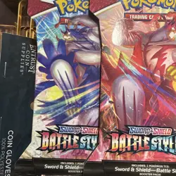 Pokemon TCG Sword & Shield Battle Styles Set (4 Sleeved Booster Pack Art Set) - Image 5