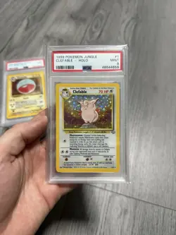 Pokemon 1999 Jungle Clefable Holo #1 PSA 9 - Image 1