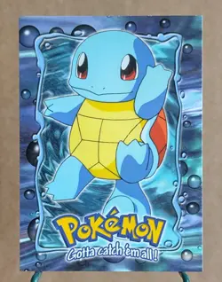 1999 Pokemon Topps The First Movie Evolution Squirtle #E7 of 12 - Image 1